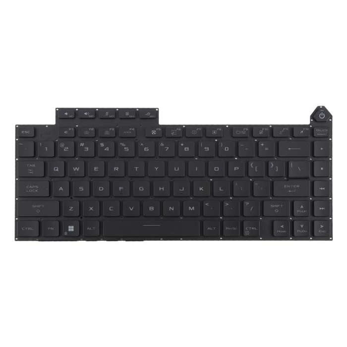 US Version RGB Backlit Laptop Keyboard for Asus ROG Strix G16 G614 G614JU G634 G634JY 2023(Black)
