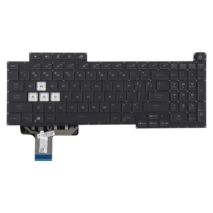 US Version 16 Pin Colorful Backlit Laptop Keyboard for Asus ROG Stirx G17 G713 G713Q G713QE G713Q...