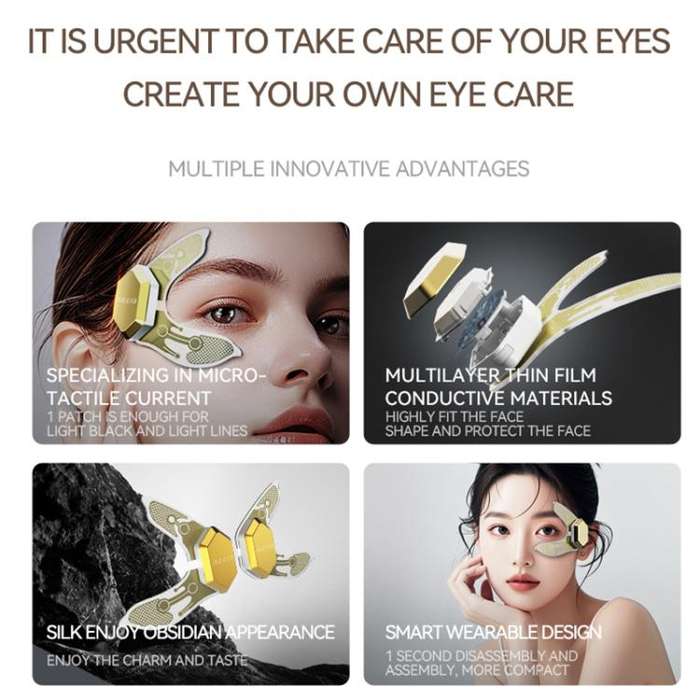 XPRE425 3.7V 80mAh EMS Eye Beauty Instrument(Gold)