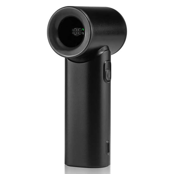 N610 Digital Display High Speed Handheld Fan(Black)