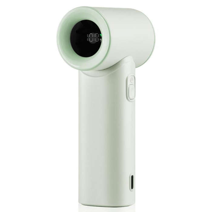 N610 Digital Display High Speed Handheld Fan(Green)
