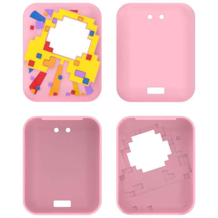 For Bitzee Disney Interactive Toy Digital Pet Silicone Protective Case(Pink)