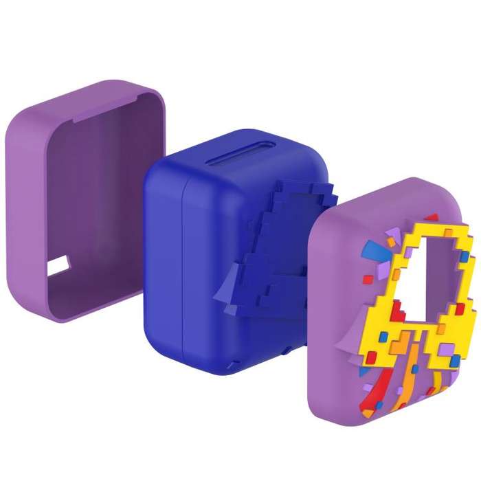 For Bitzee Disney Interactive Toy Digital Pet Silicone Protective Case(Purple)