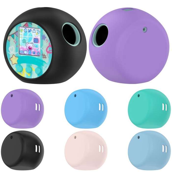 For Punirunes Interactive Toy Digital Pet Silicone Protective Case(Purple)