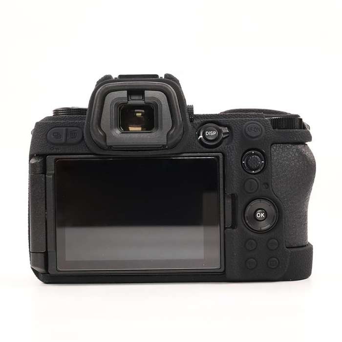 For Nikon Z6III Litchi Texture Soft Silicone Protective Case(Black)