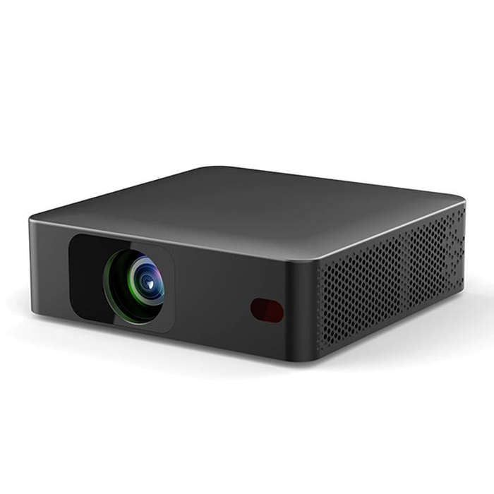 N5 1280x720P Android 9.0 System Wireless Same Screen Smart HD Projector, Plug:UK Plug(Black)