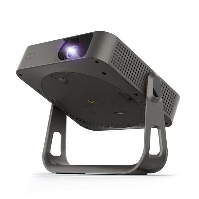 R1 1920x1280P 600ANSI Android 12.0 Smart Mini Portable Projector, Plug:AU Plug(Black)