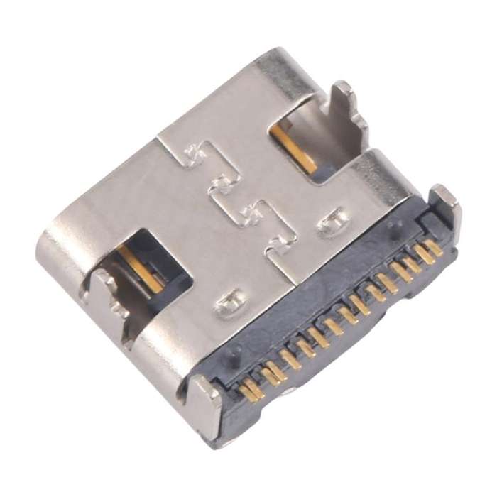 10pcs Original 12 Pin Charging Port Connector, Model:Dual-row Contact Pins