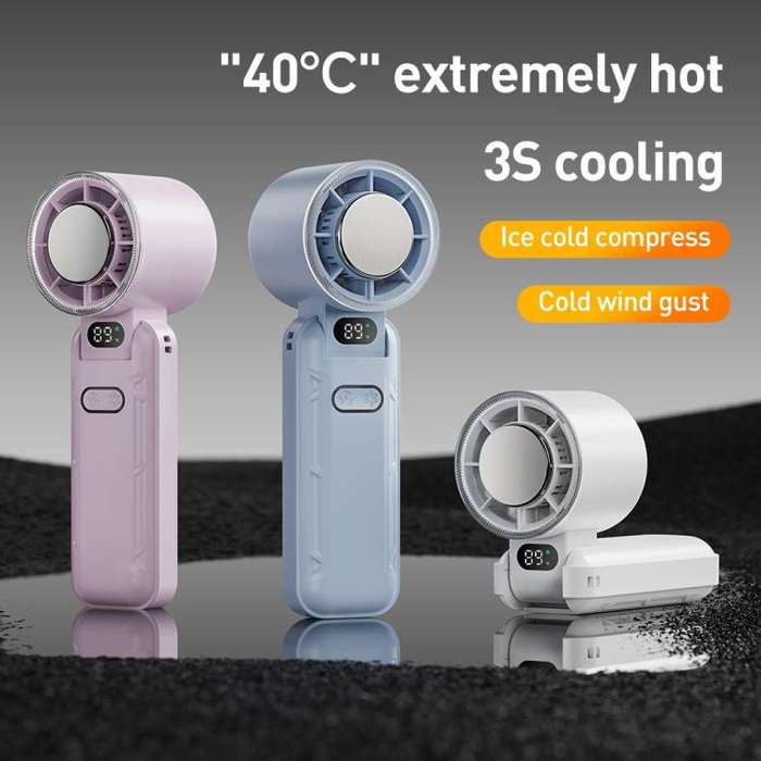 RD21 Folding Cooling Handheld Fan(Purple)