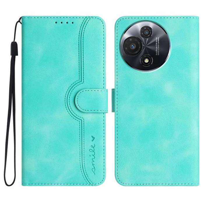 For TCL 60R 5G Heart Pattern Skin Feel Leather Phone Case(Light Blue)
