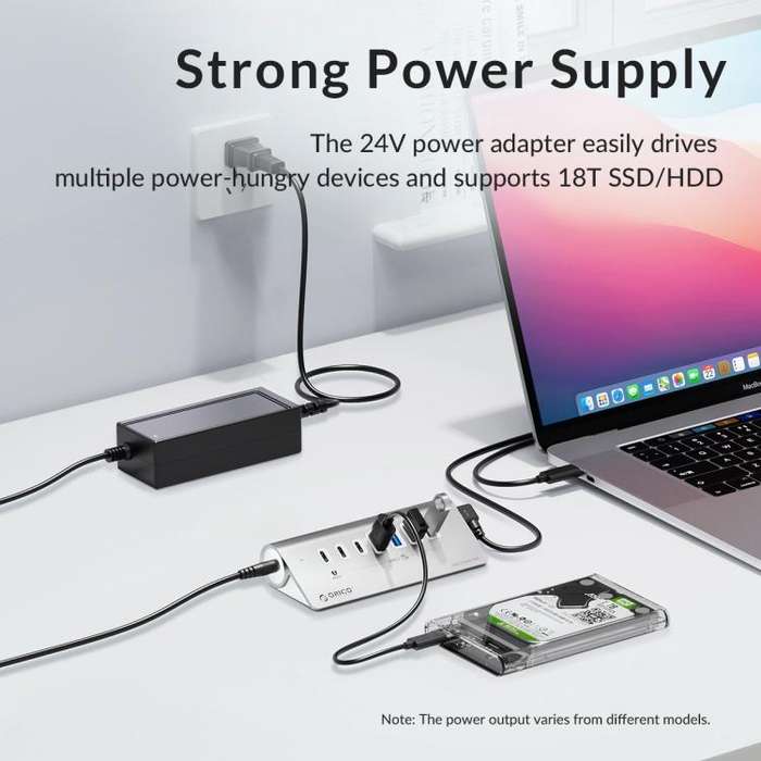 ORICO M3U7-G2 7 in 1 Type-C to USB 3.2 Docking Hub(Silver)
