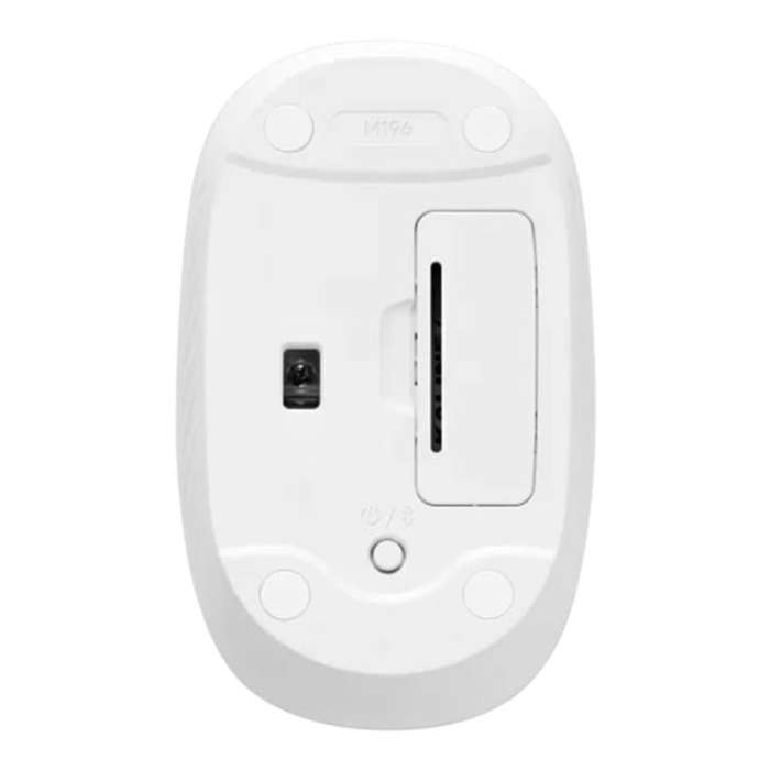 Logitech M196 1000DPI Bluetooth Wireless Mouse(White)