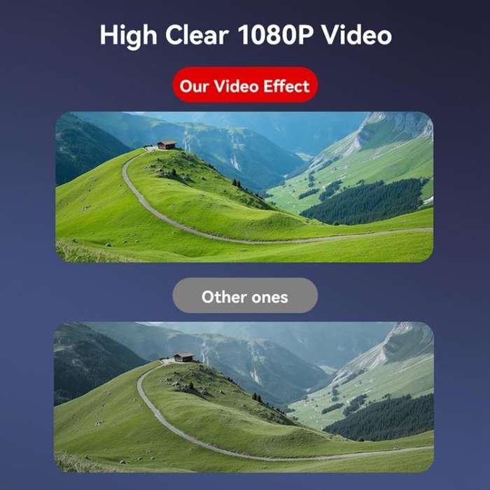 Yesido KM25 1.3 inch 1080P Ultra-clear Night Vision Video Recorder(Black)