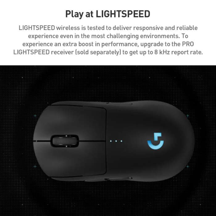 Logitech Pro 2 LIGHTSPEED Wireless Gaming Mouse(Pink)