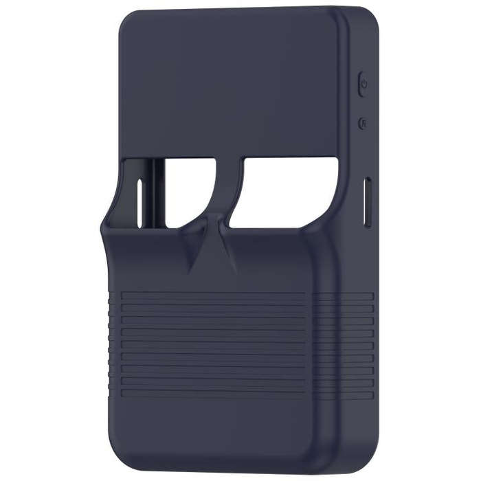 For ANBERNIC R36S Silicone Handheld Game Console Protective Case(Dark Blue)