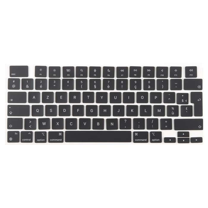 For MacBook A2681 A2941  A3113  A3114 UK Big Enter Version Keycaps, Language:French