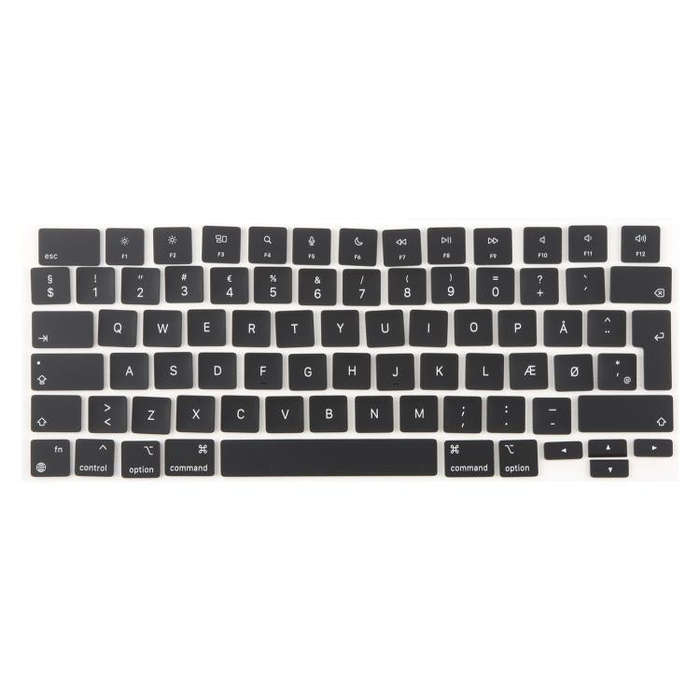 For MacBook A2681 A2941  A3113  A3114 UK Big Enter Version Keycaps, Language:Denmark