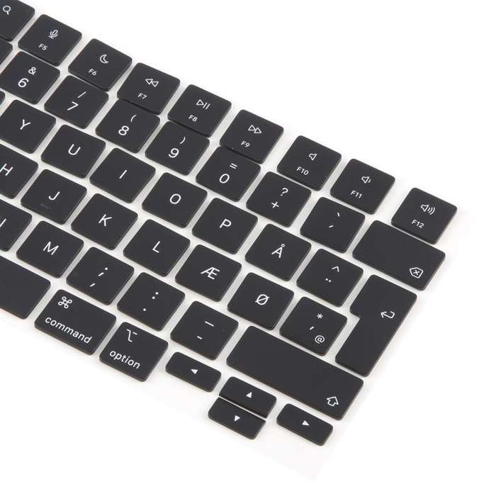 For MacBook A2681 A2941  A3113  A3114 UK Big Enter Version Keycaps, Language:Denmark