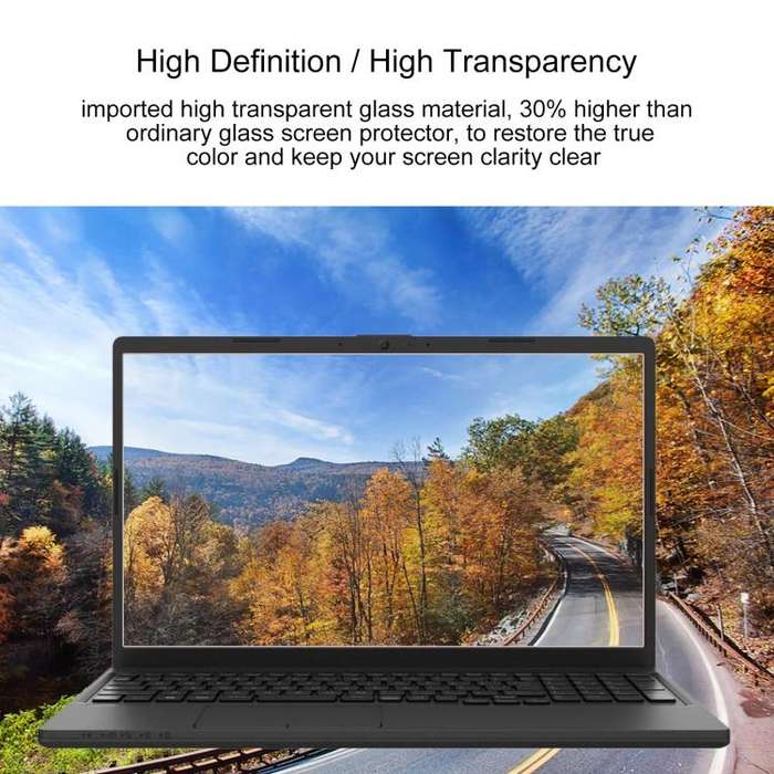 For Fujitsu FMV Lite WA1 15.6 2pcs 9H 0.3mm Explosion-proof Tempered Glass Film