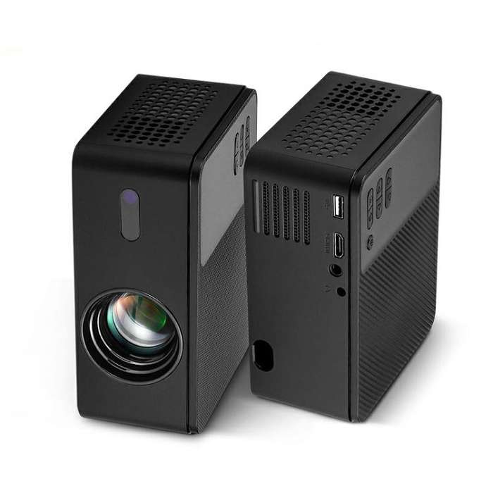 AUN A32 Pro 1280x720P 300ANSI Android 13 WIFI Display Smart Projector, US Plug(Black)