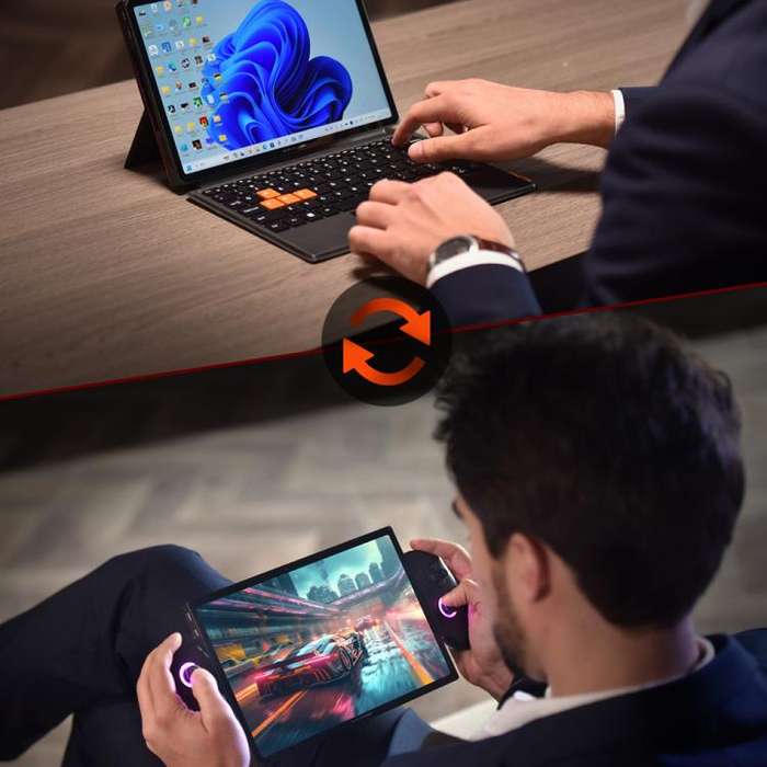 ONE-NETBOOK OneXPlayer X1 Pro 10.95 inch Handheld Game Console, 64GB+4TB, Windows 11 AMD Ryzen AI...