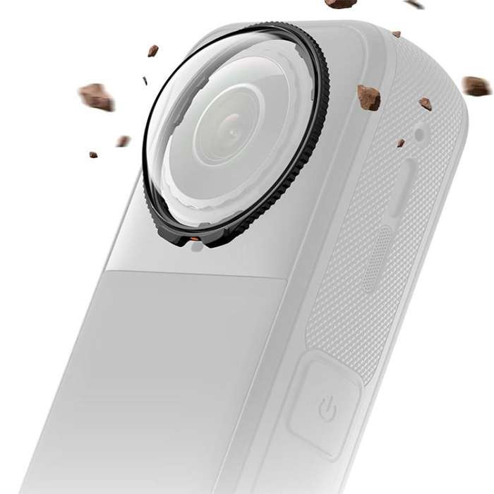 For insta360 X5 Rotating Anti-Scratch Lens Film(Plastic Protective Lens)