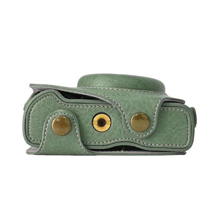 For Canon G7 X Mark III / G7X3 Retro Litchi Texture Leather Full Body Camera Case Bag with Strap(...