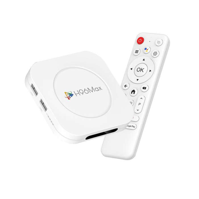 H96 Max M1 Plus Android 14.0 Smart TV Box, 4GB+32GB, RK3528 Quad-core ARM Cortex-A53(UK Plug)