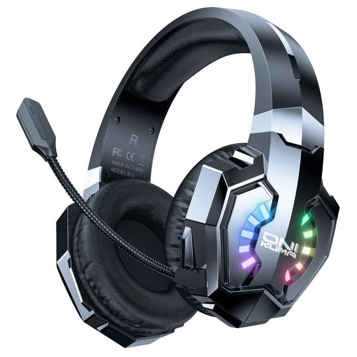 ONIKUMA B15 Tri-mode Bluetooth, 2.4G, Wired E-sports Game Headset(Black)
