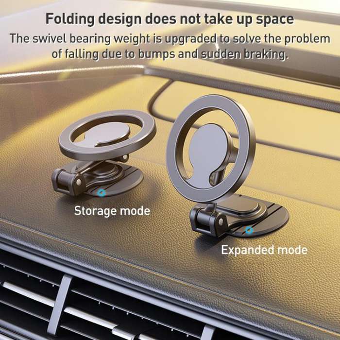 Car MagSafe Magnetic Adhesive Phone Holder(Black)