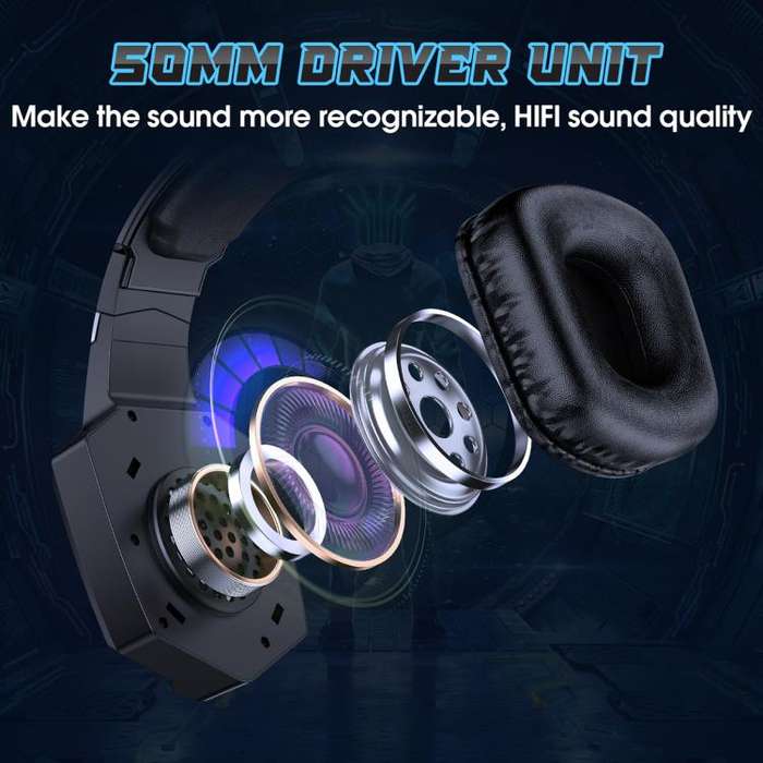 ONIKUMA GT806 Tri-mode Bluetooth 2.4G Wired E-sports Game Headset(Black)