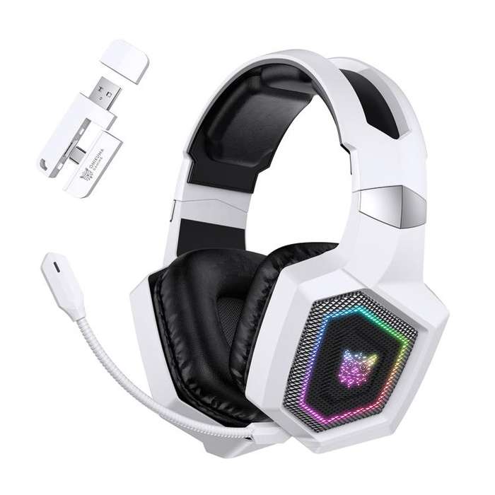 ONIKUMA GT806 Tri-mode Bluetooth 2.4G Wired E-sports Game Headset(White)