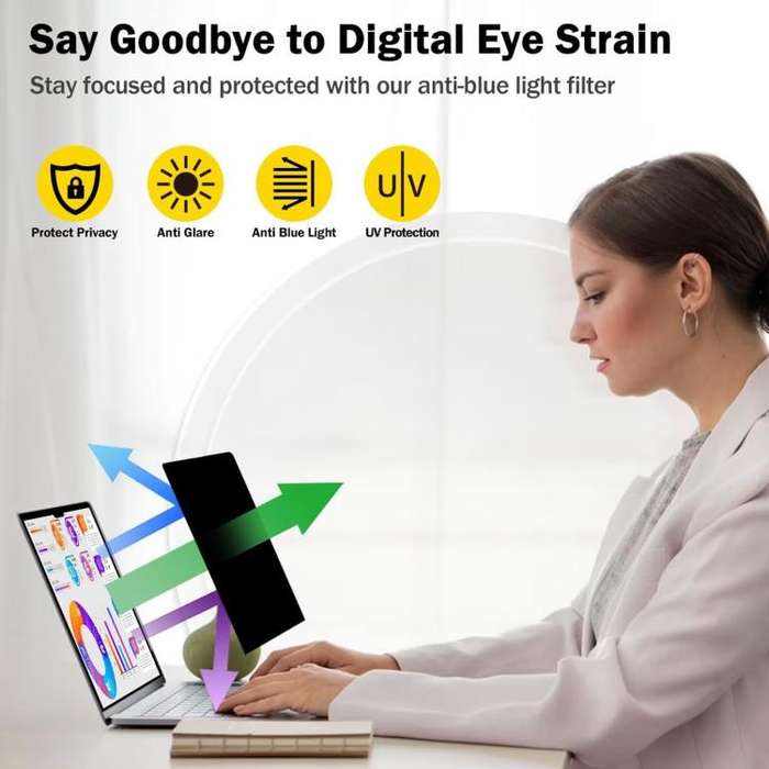 For Fujitsu FMV Lite WA1 15.6 9H Anti-peeping Explosion-proof Tempered Glass Film