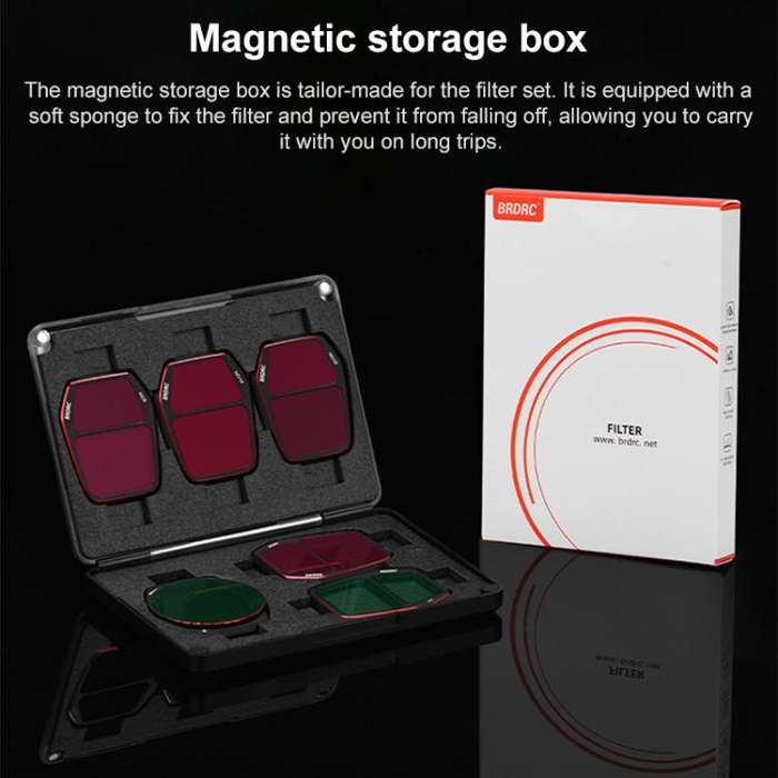 For DJI Air 3S BRDRC Camera Lens Filter, Filter:UV