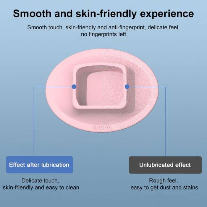 For DJI OSMO Pocket 3 BRDRC Silicone Desktop Base Bracket(Pink)