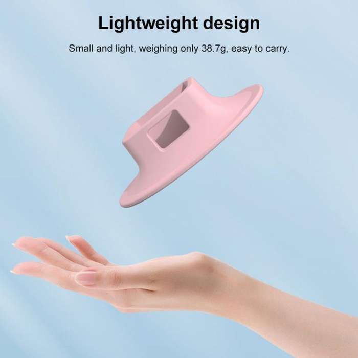 For DJI OSMO Pocket 3 BRDRC Silicone Desktop Base Bracket(Pink)