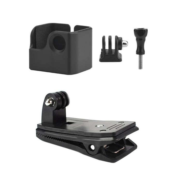 For DJI OSMO Pocket 3 BRDRC Protection Frame Adapter Base, Type:Frame + Backpack Clip