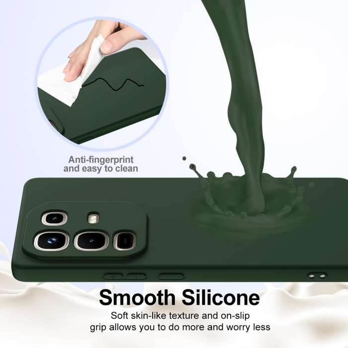 For Infinix Note 50 Pro+ Shockproof Silicone Magsafe Phone Case(Dark Green)