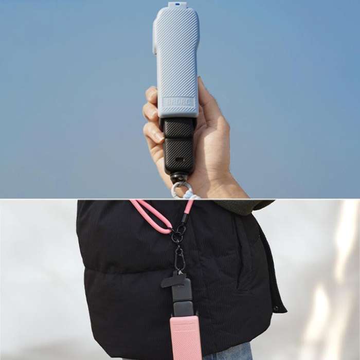 BRDRC Twill-Textured ABS Protective Case For DJI OSMO Pocket 3(Blue)