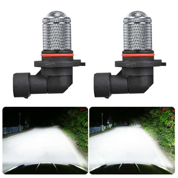 9005 Pair 8.5W 12-60V Car Lens Fog Light Bulb(White Light)