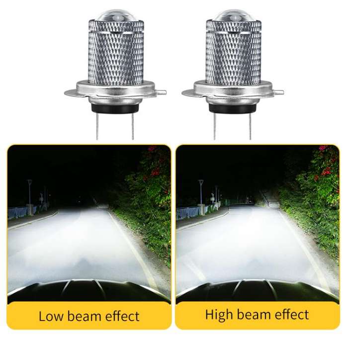 9005 Pair 8.5W 12-60V Car Lens Fog Light Bulb(White Light)