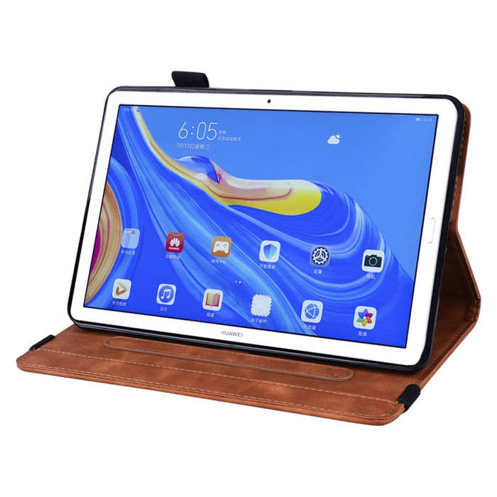 For Huawei MatePad 10.8 Calf Texture Embossed Horizontal Flip Leather Case with Holder & Card Slo...
