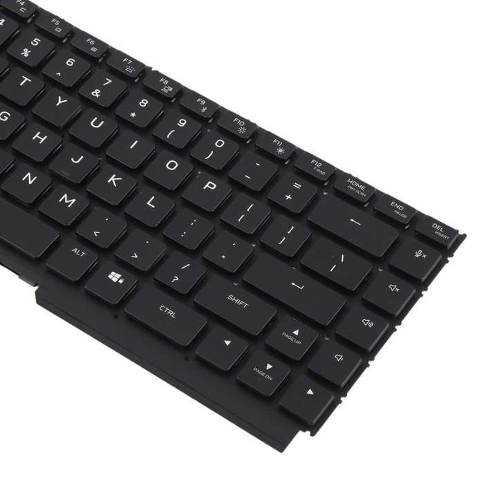 US Version Colorful Backlit Laptop Keyboard for DELL Alienware M15 R5 M15 R6 M15 R7(Black)