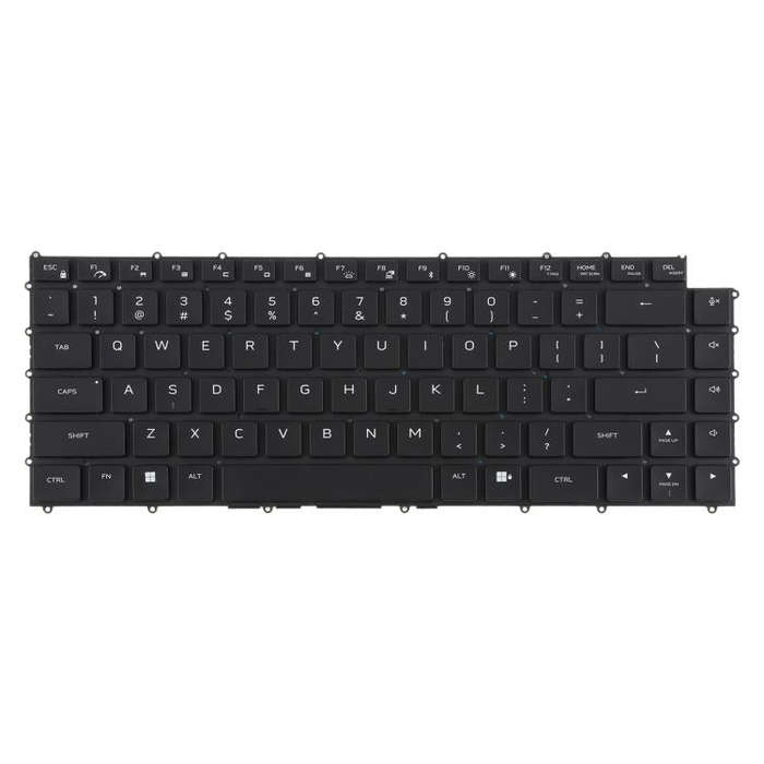 US Version RGB Backlit Laptop Mechanical Keyboard for DELL M16 R1 X16 R1 R2 W0X5N5(Black)