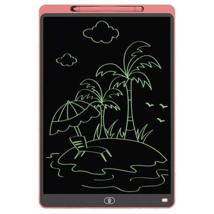 Children Drawing Graffiti Board LCD Writing Tablet, Style:16 inch Pink / Green Writing