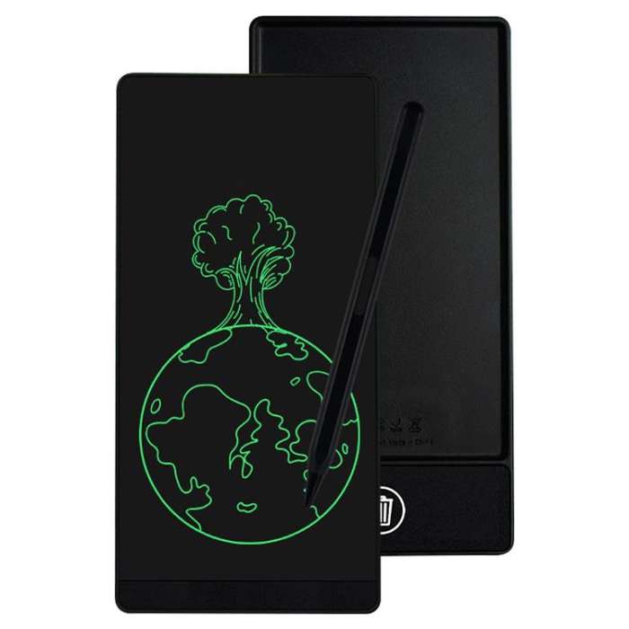 Simple Full Screen LCD Drawing Board Writing Tablet, 6.5 inch Black / Green Thin Writing
