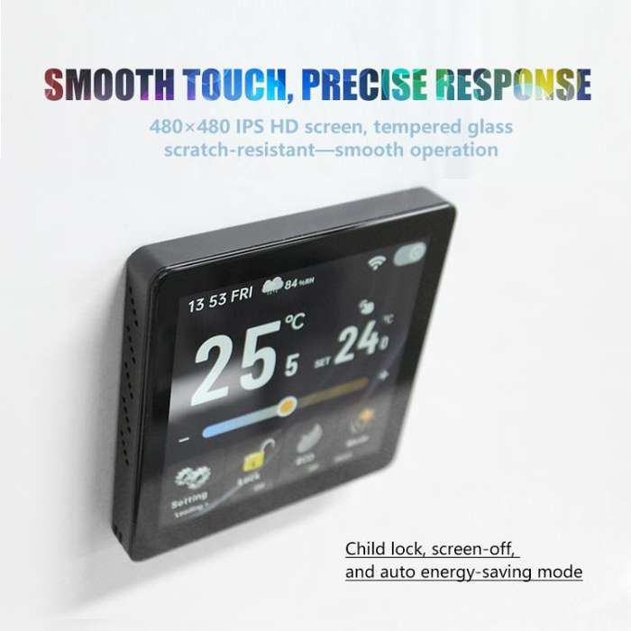BHT-2005GC Boiler Heating 4 inch Screen Smart Thermostat(White)