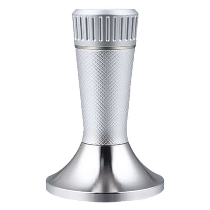 53.3mm Mesh Texture with Needle Coffee Powder Pressing Hammer Stainless Steel Cloth Powder(Silver)