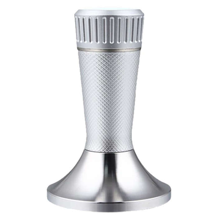 58.3mm Mesh Texture with Needle Coffee Powder Pressing Hammer Stainless Steel Cloth Powder(Silver)
