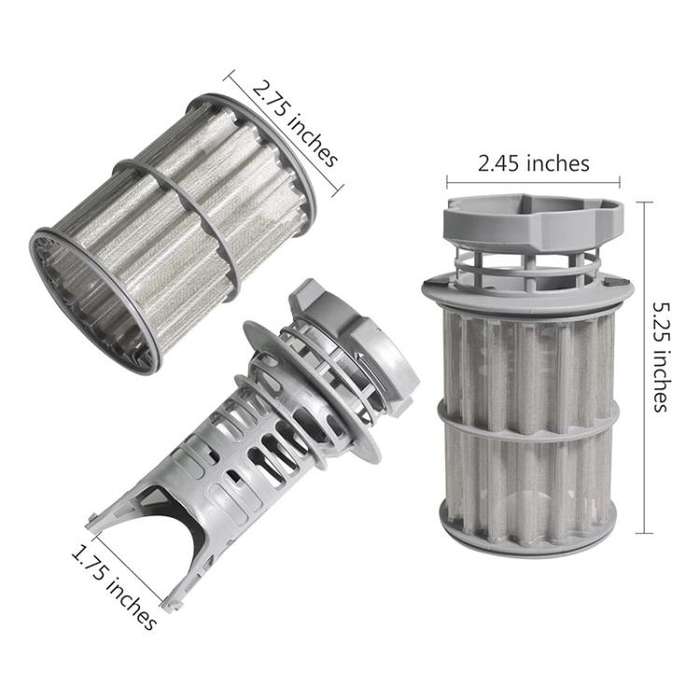 Dishwasher Filter Micro Circulation Pump 00645038 Dishwasher Filter(Grey)